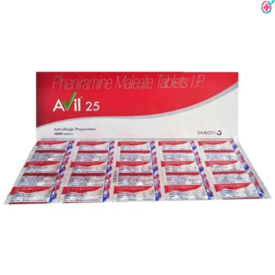 Avil 25mg Tablet (Pheniramine)