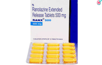 Ranx 500 Tablet ER (Ranolazine 500mg) 