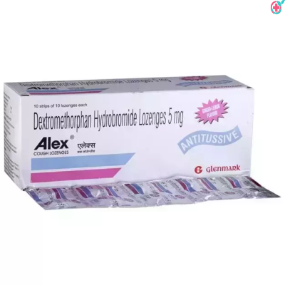Alex Cough Lozenges Lemon Ginger (Dextromethorphan Hydrobromide 5mg)