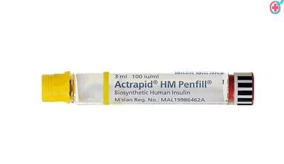 Actrapid HM penfill (Human insulin) Used to Treat Type 1 and Type 2 Diabetes Mellitus