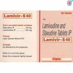 Lamivir S Tablet (Lamivudine (150mg) + Stavudine (40mg))