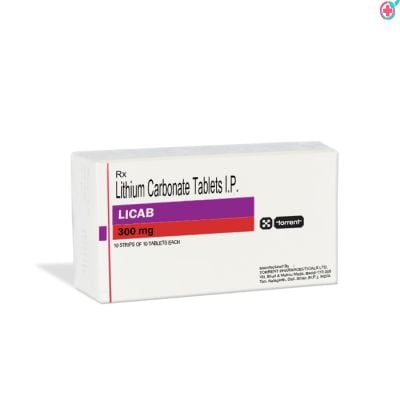 Licab 300mg Tablet (Lithium Carbonate)