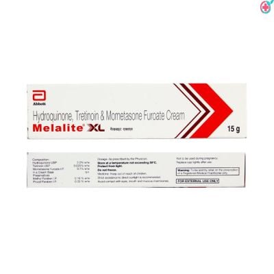 Melalite XL Cream (Hydroquinone (2%)+ Mometasone (0.1%) + Tretinoin (0.025%))