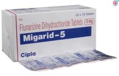 Migarid 5mg Tablet (Flunarizine 5mg)