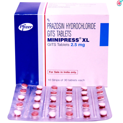 Minipress XL 2.5 Tablet (Prazosin 2.5mg)