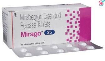 Mirago 25mg Tablet ER (Mirabegron 25mg)