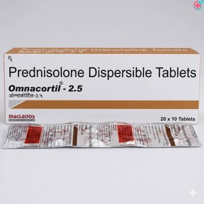 Omnacortil 2.5mg Tablet (Prednisolone 2.5mg)