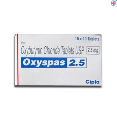 Oxyspas 2.5mg Tablet (Oxybutynin 2.5mg)