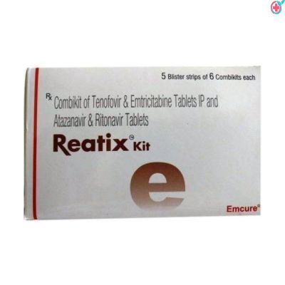 Reatix Kit (Tenofovir disoproxil fumarate (300mg) + Emtricitabine (200mg) + Atazanavir (300mg) + Ritonavir (100mg))