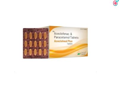 Acecloheal Plus Tablet (Aceclofenac + Paracetamol)