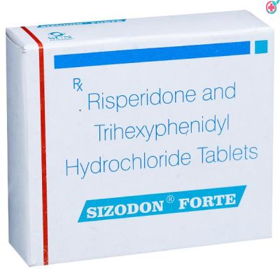 Sizodon Forte Tablet ( Risperidone 4 mg + Trihexyphenidyl 2 mg)