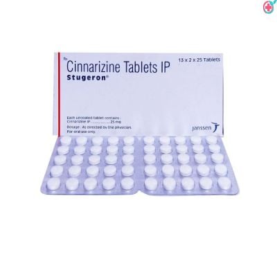 Stugeron 25mg Tablet (Cinnarizine 25mg)