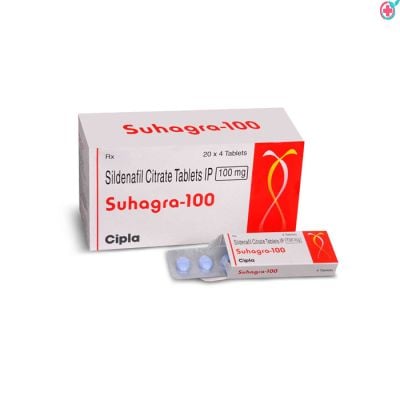 Suhagra 100mg Tablet (Sildenafil Citrate 100mg)