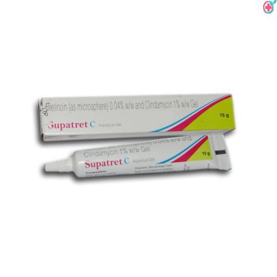 Supatret C Aqueous 15gm Gel (Clindamycin (1%) + Tretinoin (0.04%))