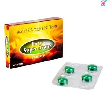 Extra Super Avana Tablet (Avanafil (200mg) + Dapoxetine (60mg))