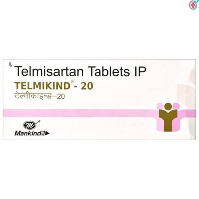 Telmikind 20mg Tablet (Telmisartan)