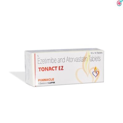 Tonact EZ Tablet (Atorvastatin (10mg) + Ezetimibe (10mg))