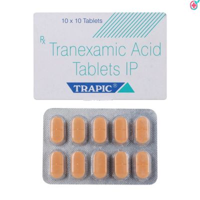 Trapic 500mg Tablet (Tranexamic Acid 500mg)