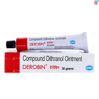 Derobin Ointment (Salicylic Acid + Dithranol + Coal Tar)