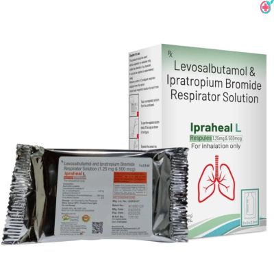 Ipraheal L Respules solution (Used To: Relief and management of bronchospasm in asthma and COPD, improving breathing and airflow.n)