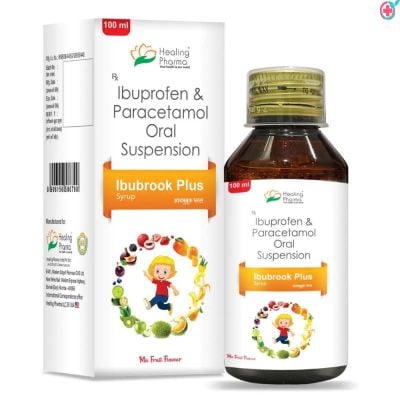 Ibubrook Plus Syrup (Ibuprofen and Paracetamol oral suspention)