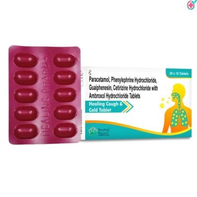 Healing Cough & Cold Tablet (Used To: Provides relief from cough, cold, nasal congestion, runny nose, sneezing, and throat irritation.)