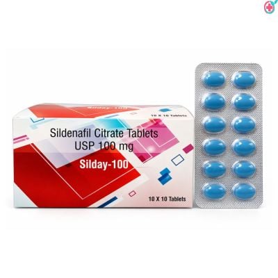 Silday Tablet (Sildenafil Citrate) | Viagra | Used to Treat ED, PAH, & BPH