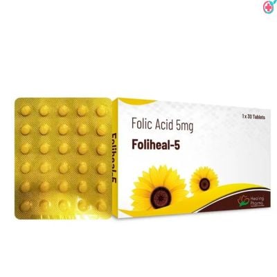 Foliheal 5mg Tablets (Folic Acid)
