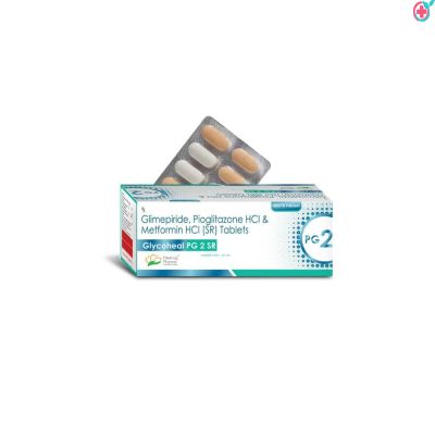 Glycoheal PG1 SR Tablets (Glimepiride + Pioglitazone + Metformin HCL SR)