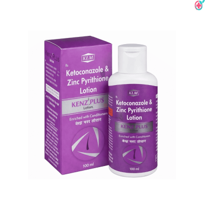 Kenz Plus Lotion (Ketoconazole + Zinc pyrithione)