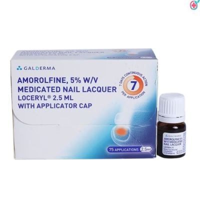  Loceryl 2.5ml Nail Lacquer (Amorolfine)