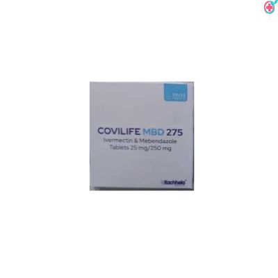 COVILIFE  MBD 275 MG TABLETS (Ivermectin 25 mg + Mebendazole 250mg)