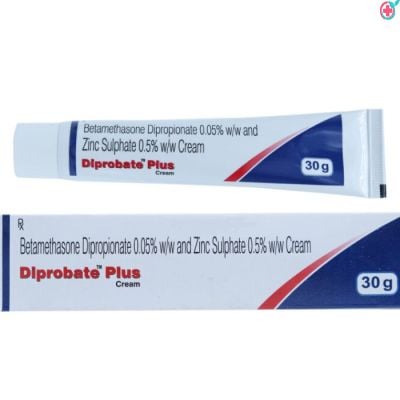 Diprobate Plus Cream (Betamethasone (0.05% w/w) + Zinc Sulphate (0.5% w/w) 30gm