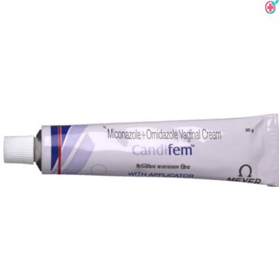 Candifem Vaginal Cream (Miconazole 2% + Ornidazole 2%)