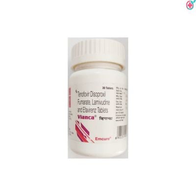 Vianca Tablet[Lamivudine (300mg) + Tenofovir disoproxil fumarate (300mg) + Efavirenz (400mg)]
