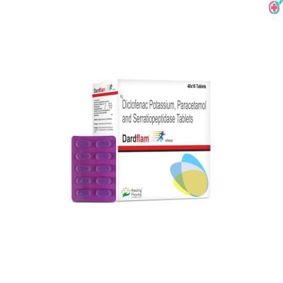 Dardflam Tablets (Diclofenac, Paracetamol and Serratiopeptidase)