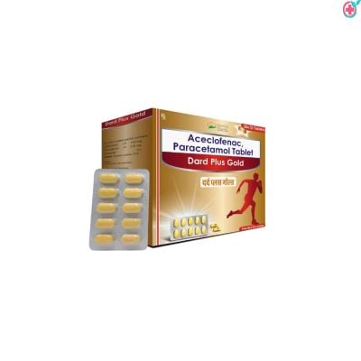 Dard Plus Gold Tablets (Aceclofenac and Paracetamol)