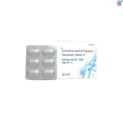 Cefubrook CV Tablets (Cefuroxime Axetil and Potassium Clavulanate)