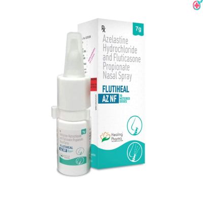 Flutiheal AZ NF Nasal Spray (Azelastine Hydrochloride (140 mcg) and Fluticasone Propionate (50 mcg))