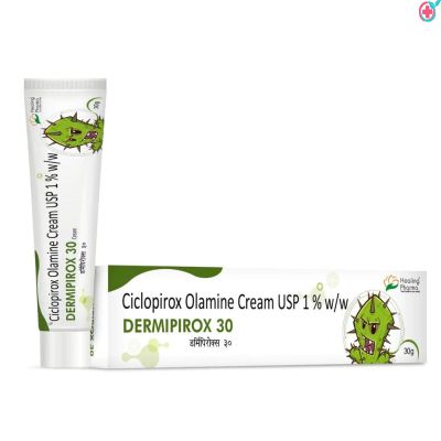 Dermipirox 30 Cream (Ciclopirox Olamine 1% w/w)