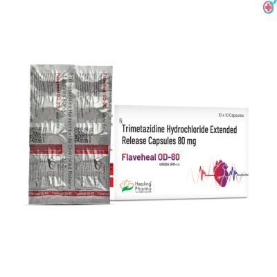 Flaveheal OD 80mg Capsules (Trimetazidine Hydrochloride ER)