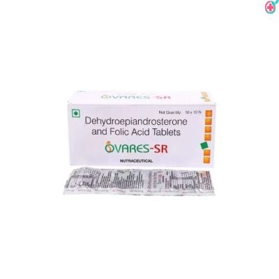 Ovares-SR Tablet (Dehydroepiandrosterone (Micronized)+ Folic Acid)
