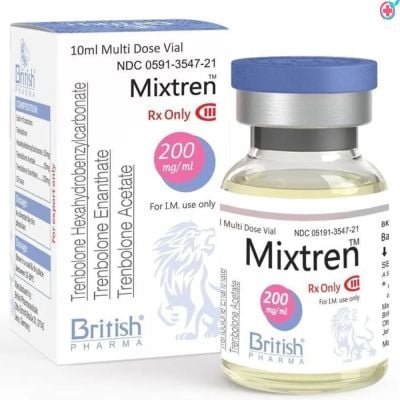 Mixtren 200mg Injection (Trenbolone Hexahydrobenzylcarbonate +Trenbolone Enanthate + Trenbolone Acetate)
