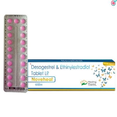 Noveheal Tablets (Desogestrel 0.15 mg + Ethinyl Estradiol 0.03 mg)
