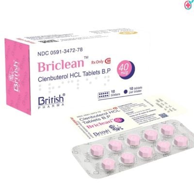 Briclean 40 mcg Tablet (Clenbuterol)