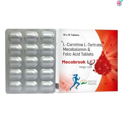 Mecobrook LC tablet ( L-Carnitine, Methylcobalamin,Folic Acid)