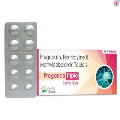 Pregarica Triple Tablet( Pregabalin ,Nortriptylin and Methylcobalamin ) 