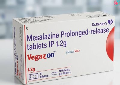 Vegaz OD Tablet PR (Mesalazine)