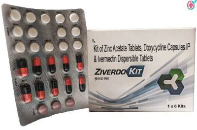 Ziverdo Kit (Zinc acetate + Doxycycline + Ivermectin)
