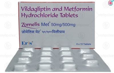 Zomelis Met 50mg/500mg (Metformin 500mg + Vildagliptin 50mg)